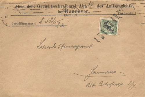 Brief aus Dezember 1923